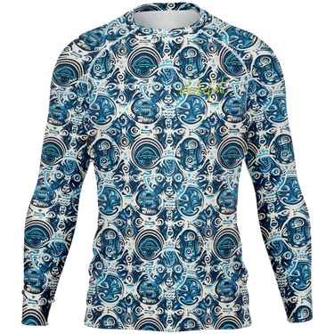 Chokefish™ Long Sleeve Rashguard Sun&Saltwater Men's Shirt-004